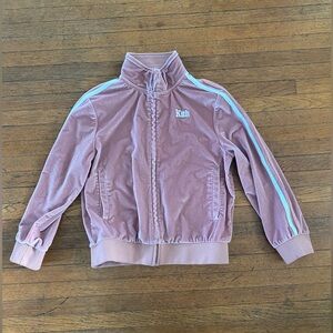 Kith Kids Pink Velour Track Jacket